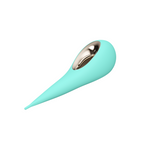 LELO DOT Clitoral Vibrator Aqua | Detail View | "aqua precision vibrator - detail view"