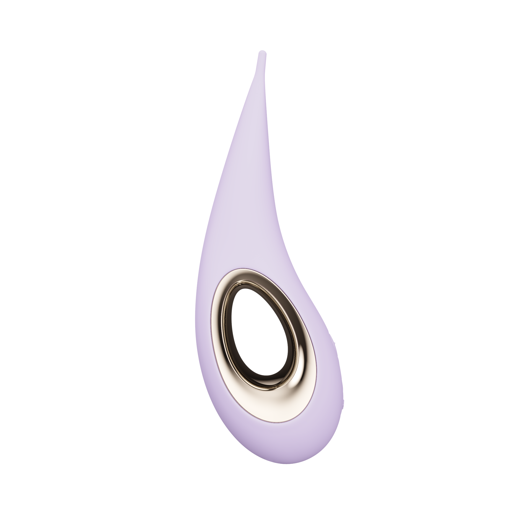 LELO DOT Clitoral Vibrator Lilac | Front View | "lilac precision vibrator - front view"