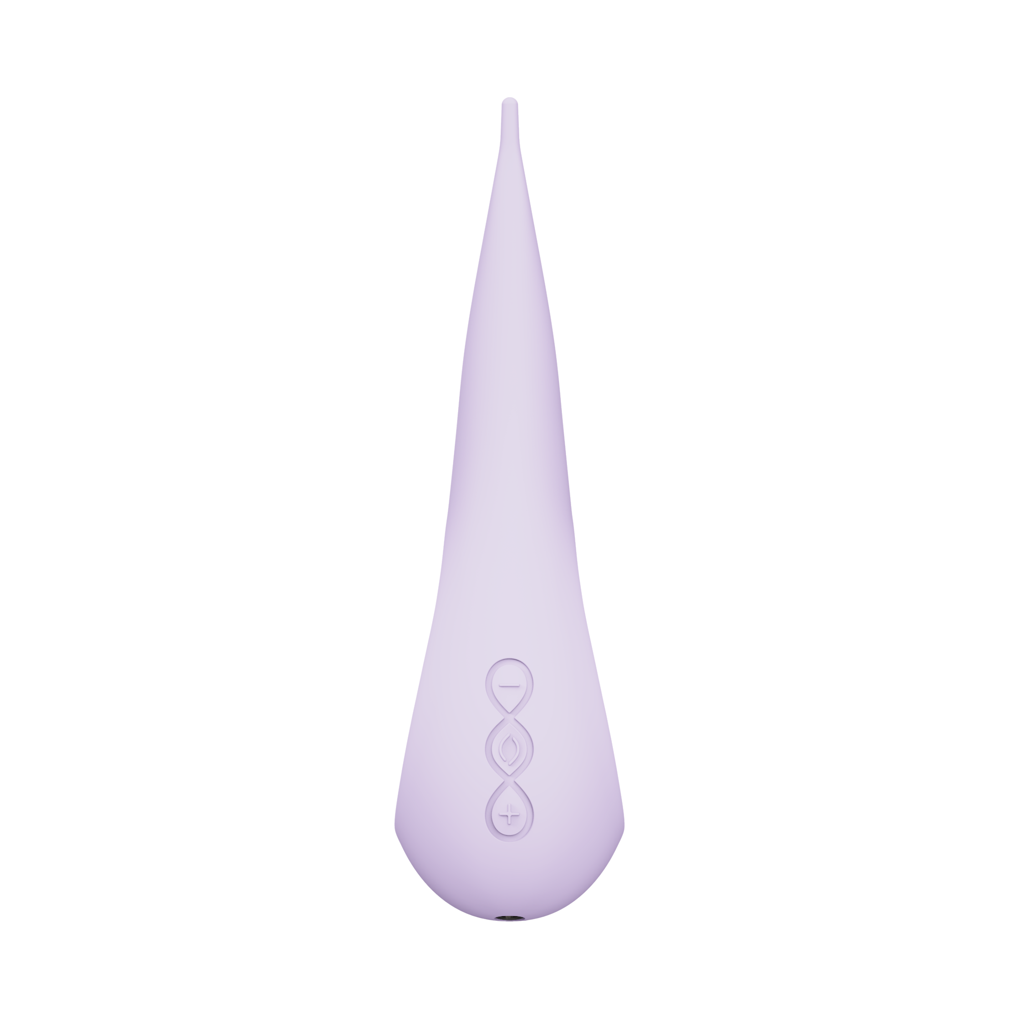LELO DOT Clitoral Vibrator Lilac | Detail View | "lilac precision vibrator - detail view"