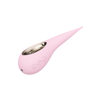LELO DOT Clitoral Vibrator Pink | Side View | "pink precision vibrator - side view"