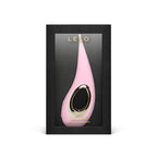 LELO DOT Clitoral Vibrator Pink | Detail View | "pink precision vibrator - detail view"
