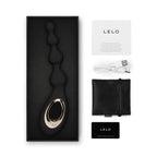 LELO Soraya Anal Beads Black|Back View|"premium anal beads - back view"