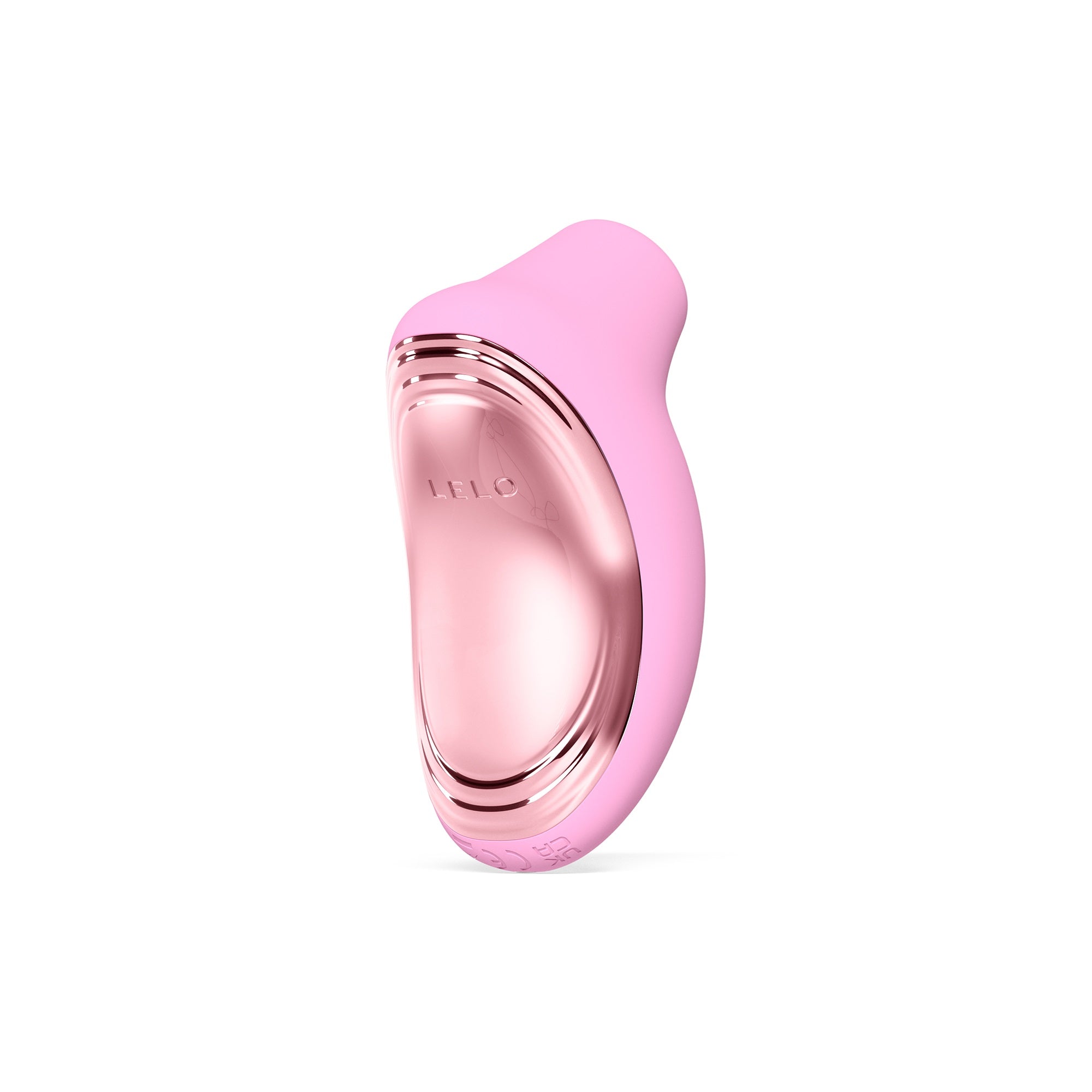LELO Sona 2 Travel Clitoral Massager Pink|Side View|"sonic clitoral massager - side view"
