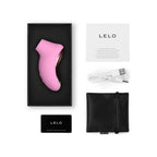 LELO Sona 2 Travel Clitoral Massager Pink|Back View|"sonic clitoral massager - back view"
