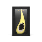 LELO Dot Cruise Clitoral Vibrator Lemon Sorbet|Side View|"precision clitoral vibrator - side view"