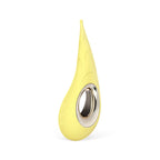LELO Dot Cruise Clitoral Vibrator Lemon Sorbet|Front View|"precision clitoral vibrator lemon - front view"