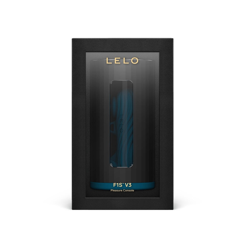 LELO F1S V3 AI Interactive Male Masturbator Blue | Feature View | "AI male masturbator blue - feature view"