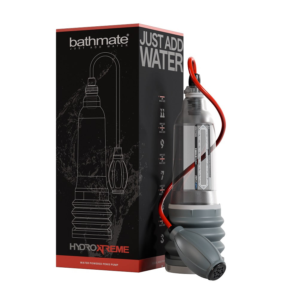 Bathmate HydroXtreme 8 Penis Pump Clear|Product View|"Clear enhancement pump - product view"