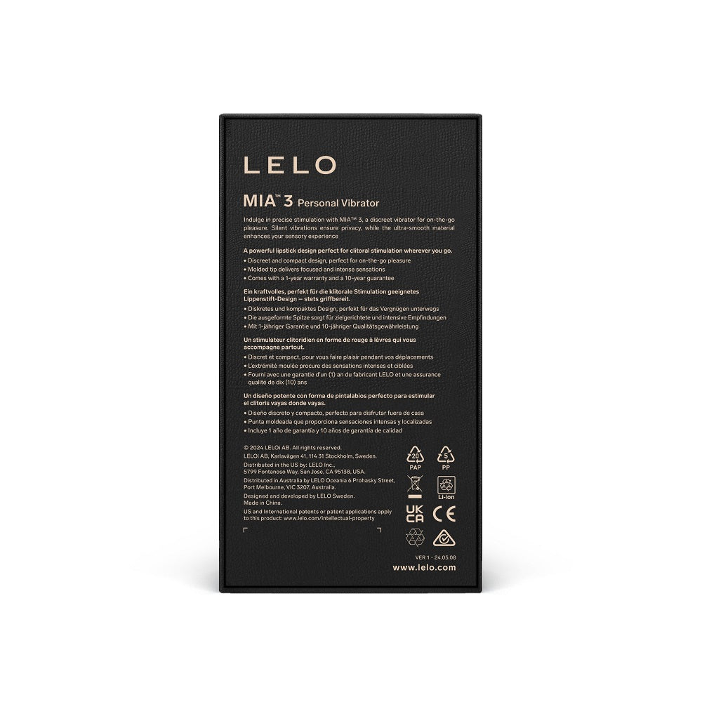 LELO Mia 3 Clitoral Vibrator Deep Rose|Feature View|"Deep rose pleasure device - feature detail"