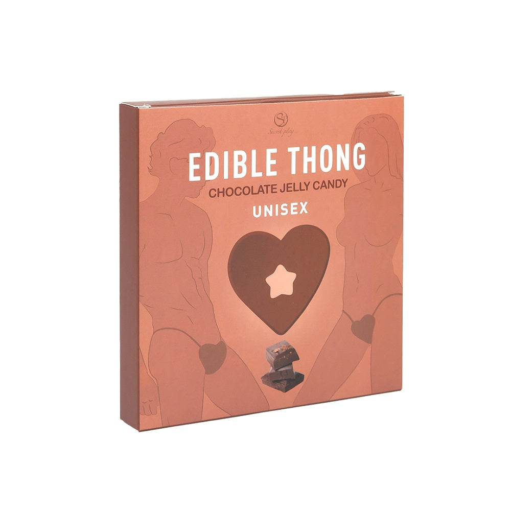 Edible Jelly Thong Chocolate Flavour|Product View|"Chocolate flavored novelty - product view"