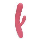 Svakom Avery Thrusting Vibrator with Clitoral Stimulator Pink