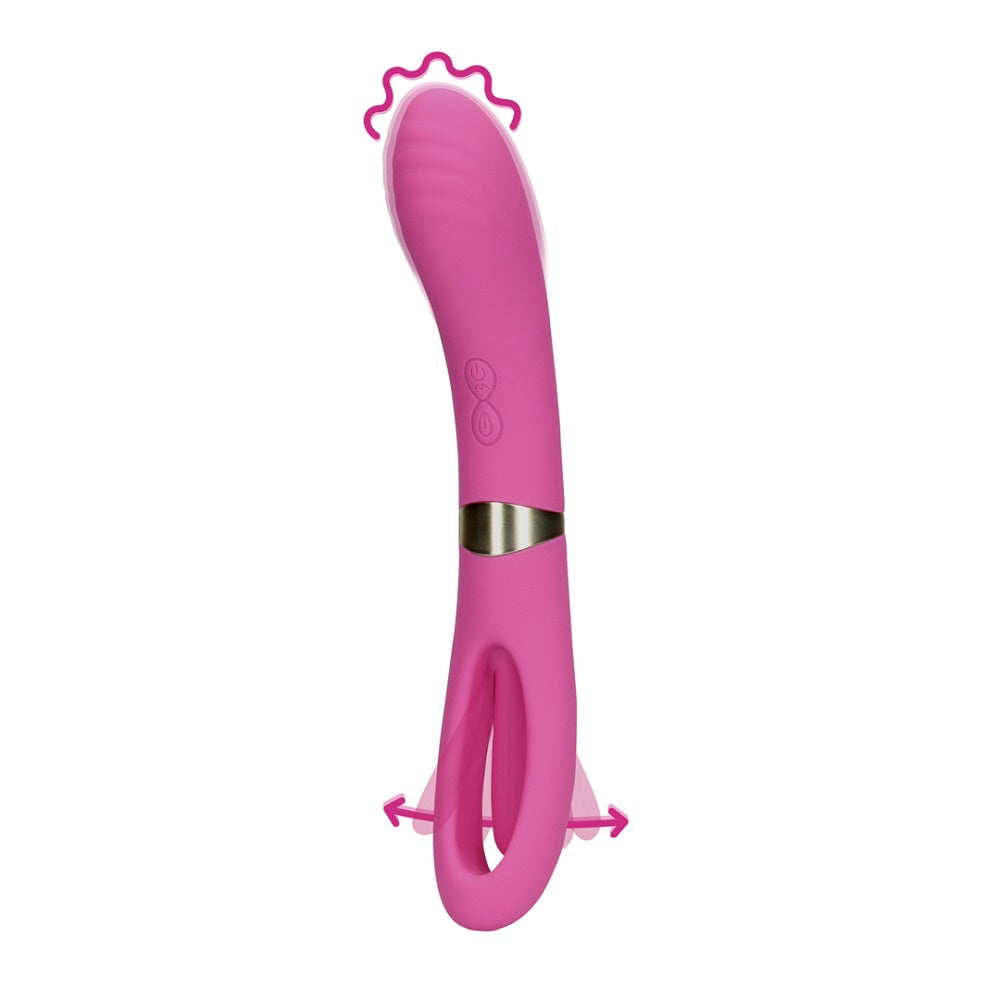Double-Sided Flapping and G-Spot Vibrator | Dual Stimulation | Premium Quality