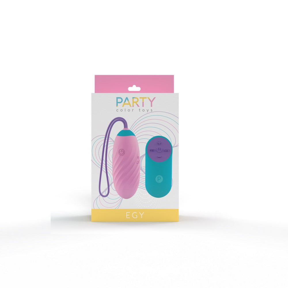 Party Color EGY Vibrating Love Egg Pink
