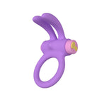 Party Color RINY Remote Control Rabbit Cock Ring Purple
