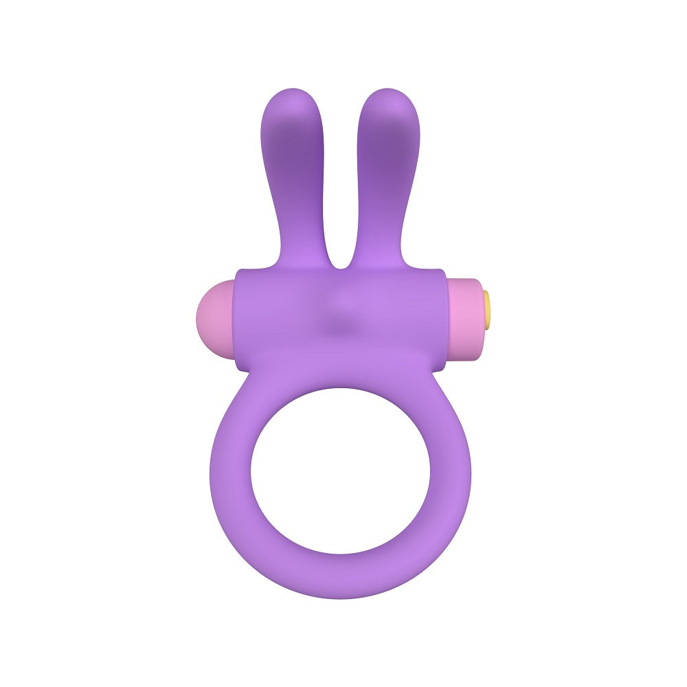 Party Color RINY Remote Control Rabbit Cock Ring Purple