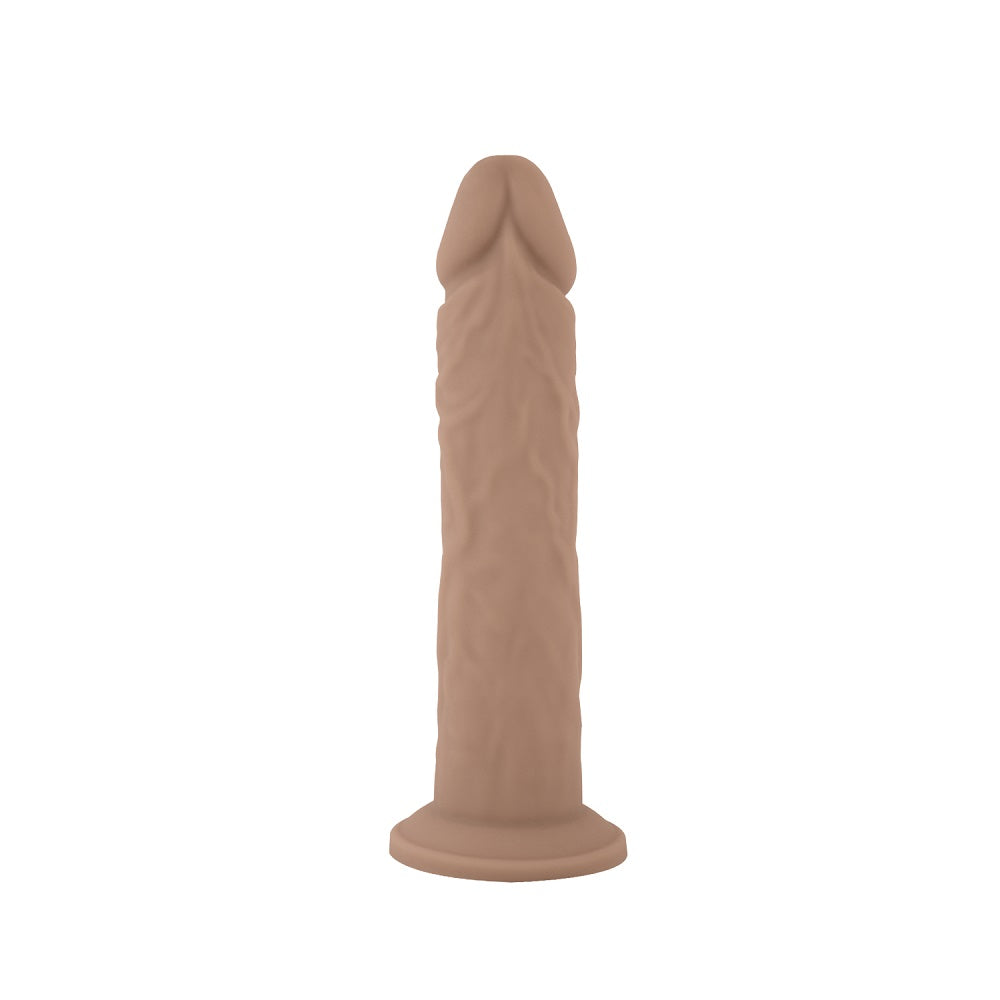 SilexD 8 inch Realistic Liquid Silicone Dildo with Suction Cup