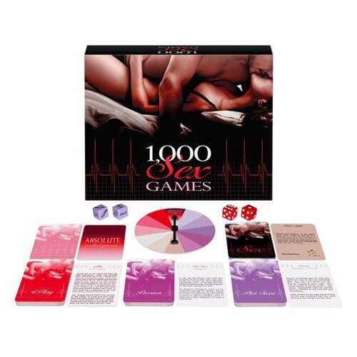 1000 Sex Games | Front View | "Sex games collection - front view"