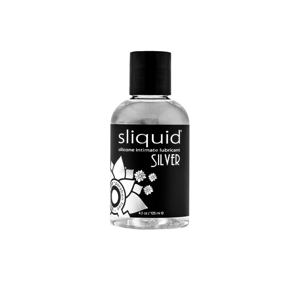 Sliquid Naturals Silver Silicone Lubricant-125ml