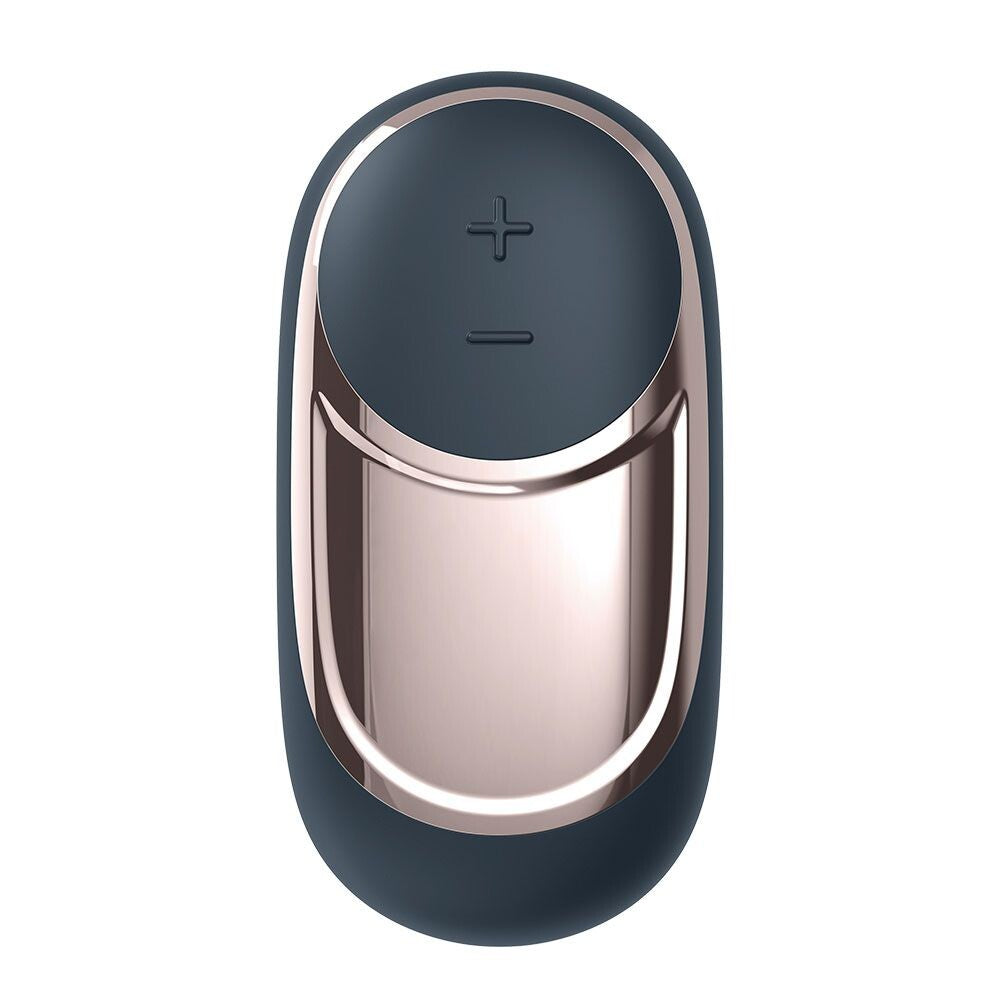 Satisfyer Layons Dark Desire Clitoral Massager|Front View|"Dark desire massager - front view"