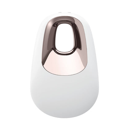 Satisfyer Layons Temptation Clitoral Vibrator White|Front View|"White layons vibrator - front view"
