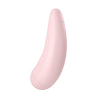 Satisfyer App Enabled Curvy 2 Plus Clitoral Massager Pink|Detail View|"App control interface - detail view"