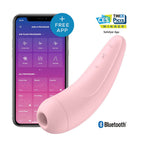 Satisfyer App Enabled Curvy 2 Plus Clitoral Massager Pink|Kit View|"Complete smart system - kit view"