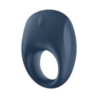 Satisfyer App Enabled Strong One Cock Ring Blue|Front View|"strong design - front view"