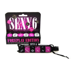 Sexy 6 Dice Foreplay Edition|Detail View|"foreplay dice game - detail view"