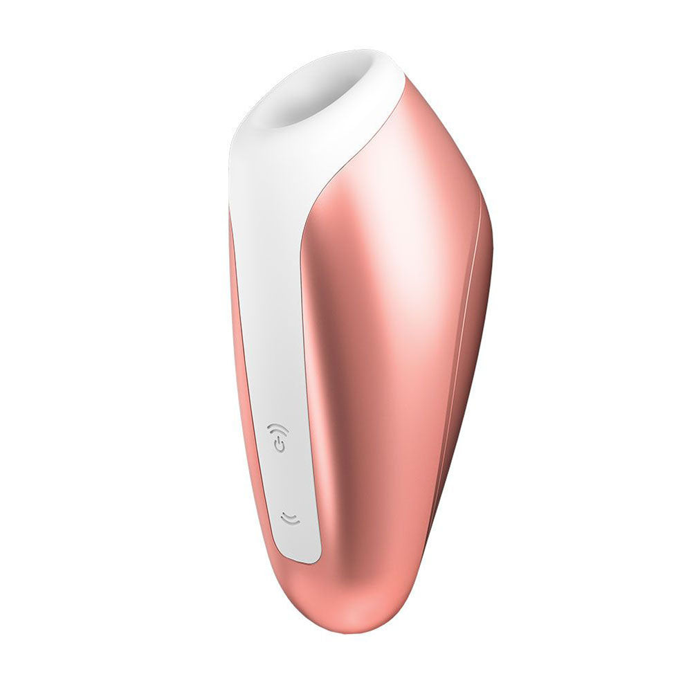 Satisfyer Copper Love Breeze Clitoral Massager|Front View|"Copper breeze massager - front view"