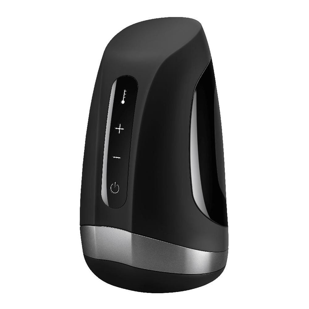 Satisfyer Men Heat And Vibration Masturbator|Front View|"heat design - front view"