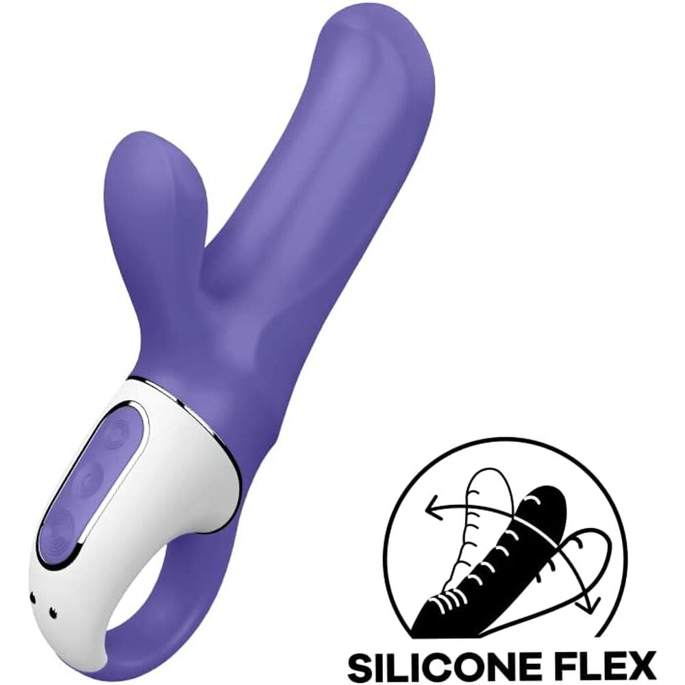 Satisfyer-Vibes-Magic-Bunny-Rechargeable-GSpot-Vibrator|Side View|"ergonomic design-side view"