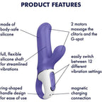 Satisfyer-Vibes-Magic-Bunny-Rechargeable-GSpot-Vibrator|Detail View|"control features-detail view"