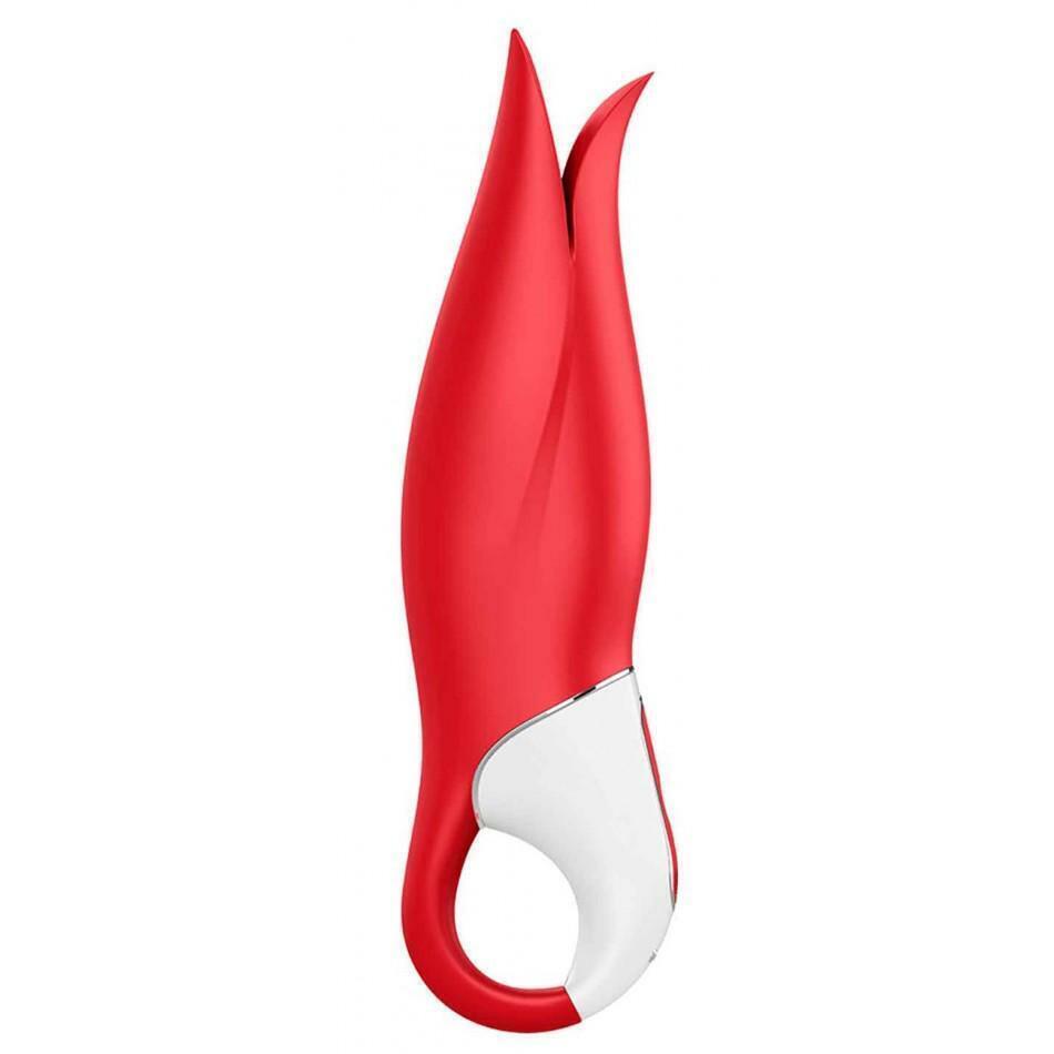 Satisfyer Power Flower Clitoral Vibrator|Side View|"Premium pleasure device - side view"