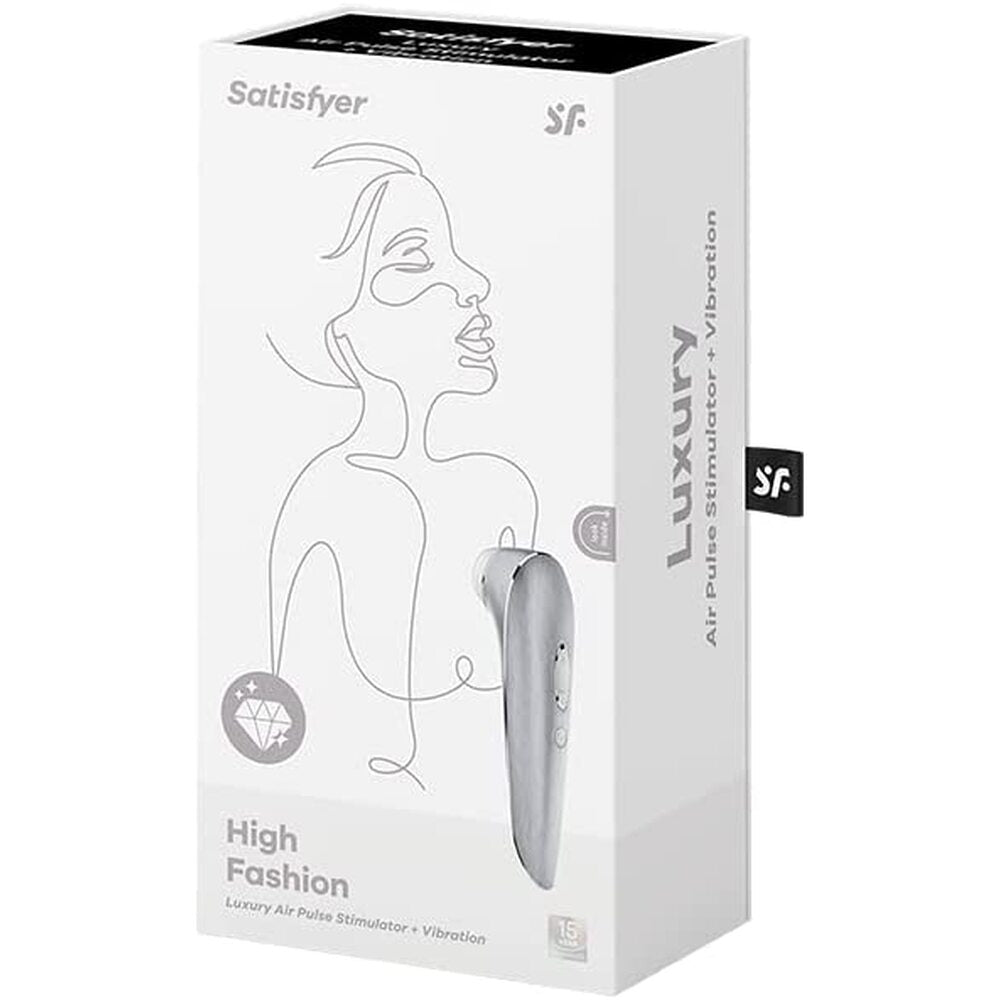 Satisfyer Luxury High Fashion Clitoral Massager|Kit View|"Complete pleasure system - kit view"