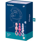 Satisfyer Booty Call Set Of 3 Multicolour Anal Plugs|Set View|"complete plug set-set view"|
