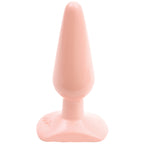 Classic Smooth Butt Plug Medium Flesh Pink|Front View|"medium flesh plug-front view"|