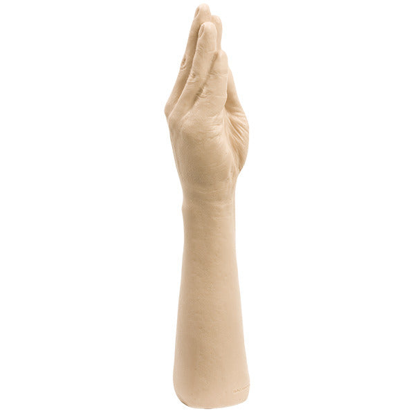 The Hand 16 Inch Realistic Dildo|Side View|"realistic hand dildo - side view"