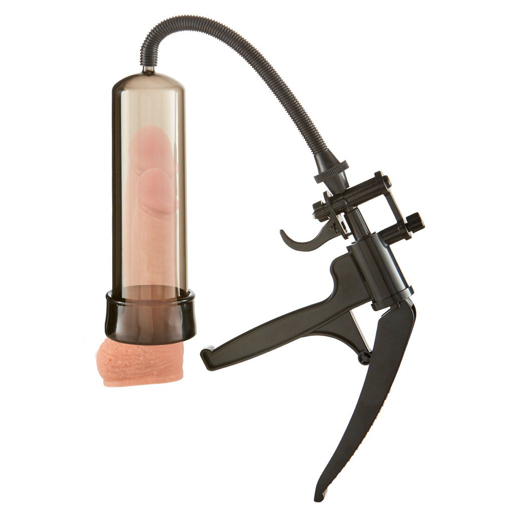 Bang Bang Penis Pump With Scissor Handle|Detail View|"Safety valve with comfort seal - detail view"