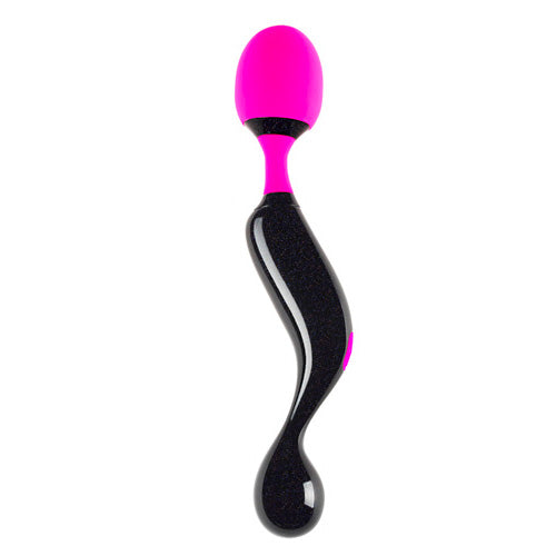 Opulence High Powered Rechargeable Wand Massager | Package | "complete luxury massager kit contents - package view"