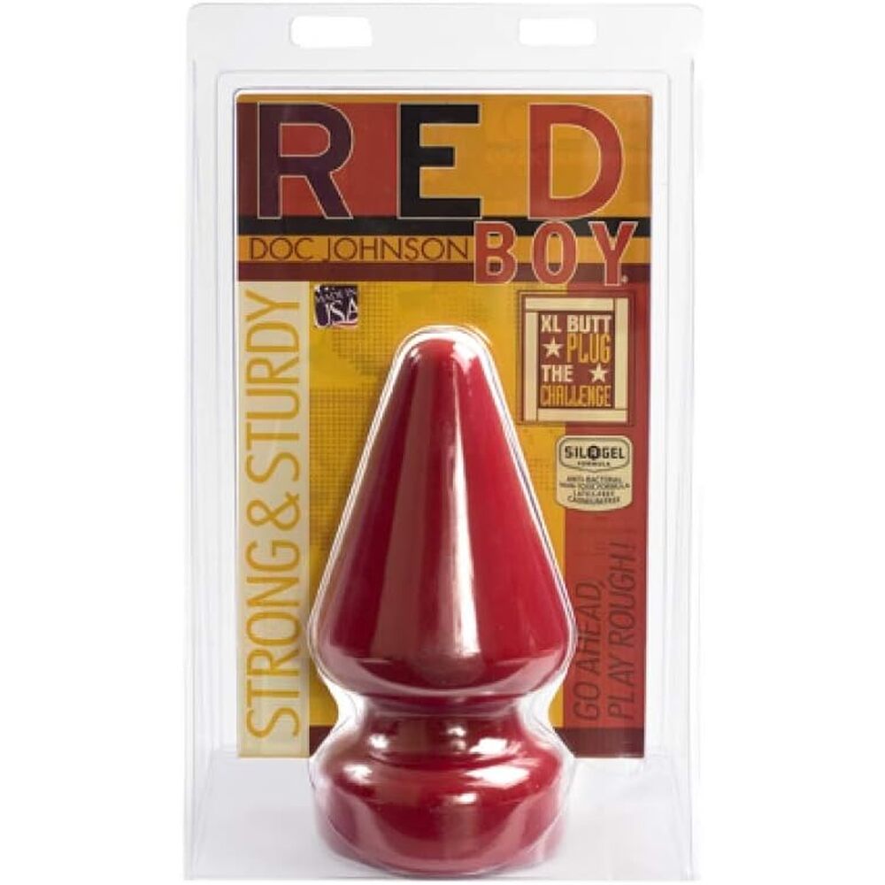 Red Boy The Challenge Butt Plug|Set View|"complete challenge set-set view"|