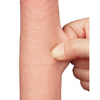 Lovetoy Sliding Easy Bend Skin Dildo 9 Inch|Back View|"quality build - back view"