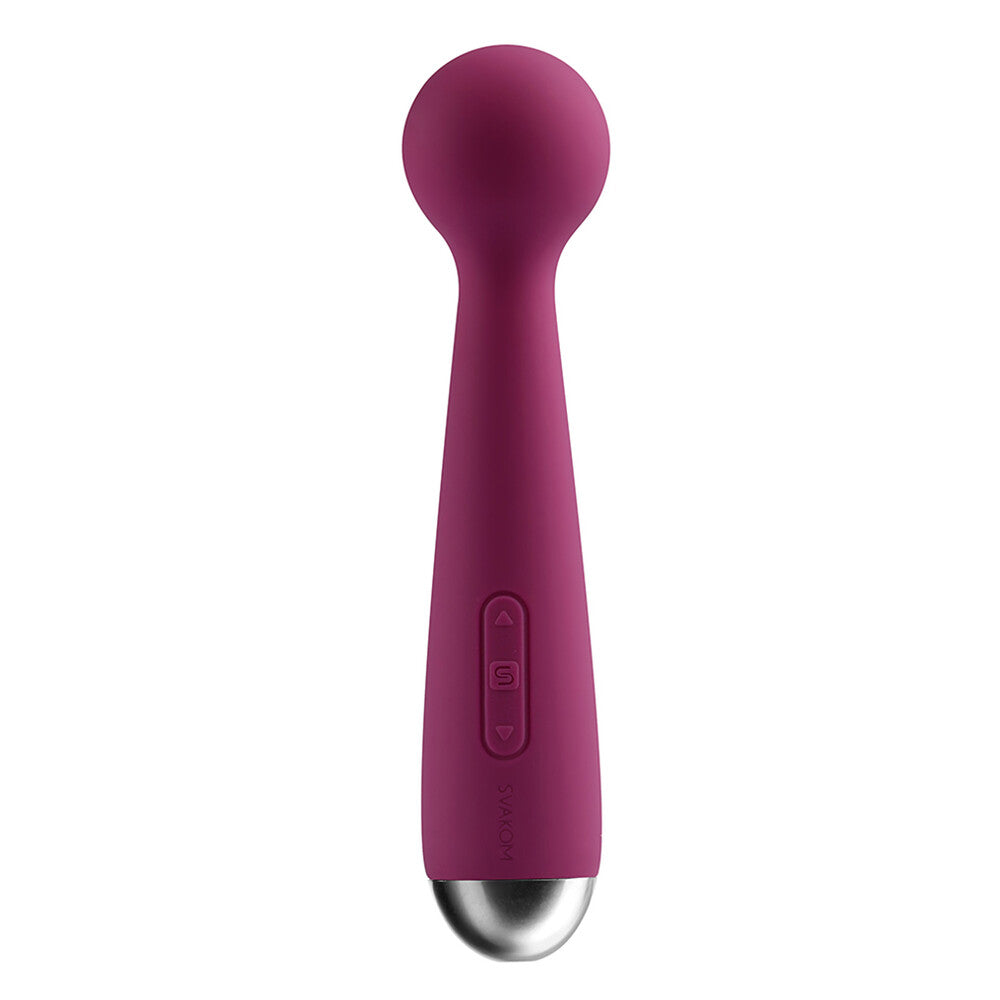 Svakom-Mini-Emma-Powerful-Vibrating-Wand|Front View|"emma wand-front view"