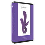ToyJoy Trinity Triple Pleasure Vibrator Purple|Side View|"Premium vibrating system - side view"