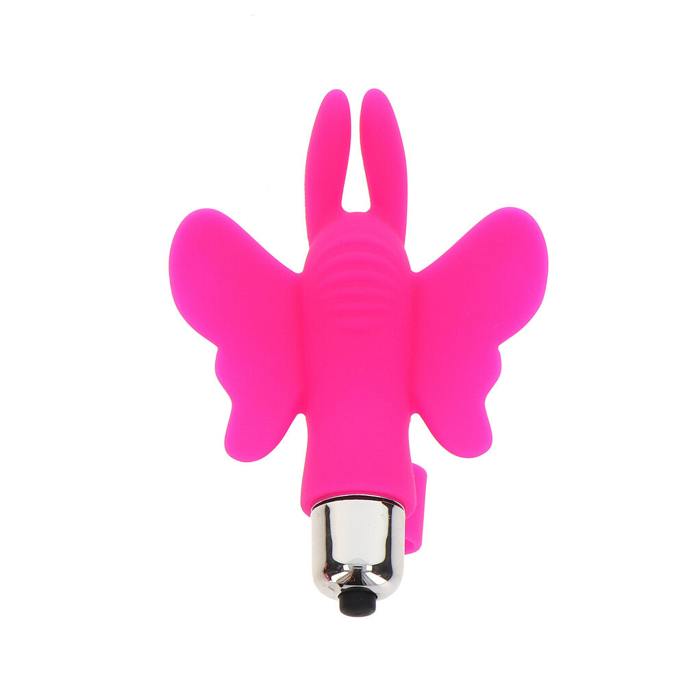 ToyJoy Butterfly Pleaser Finger Vibe | Main | "butterfly design massager - main view"