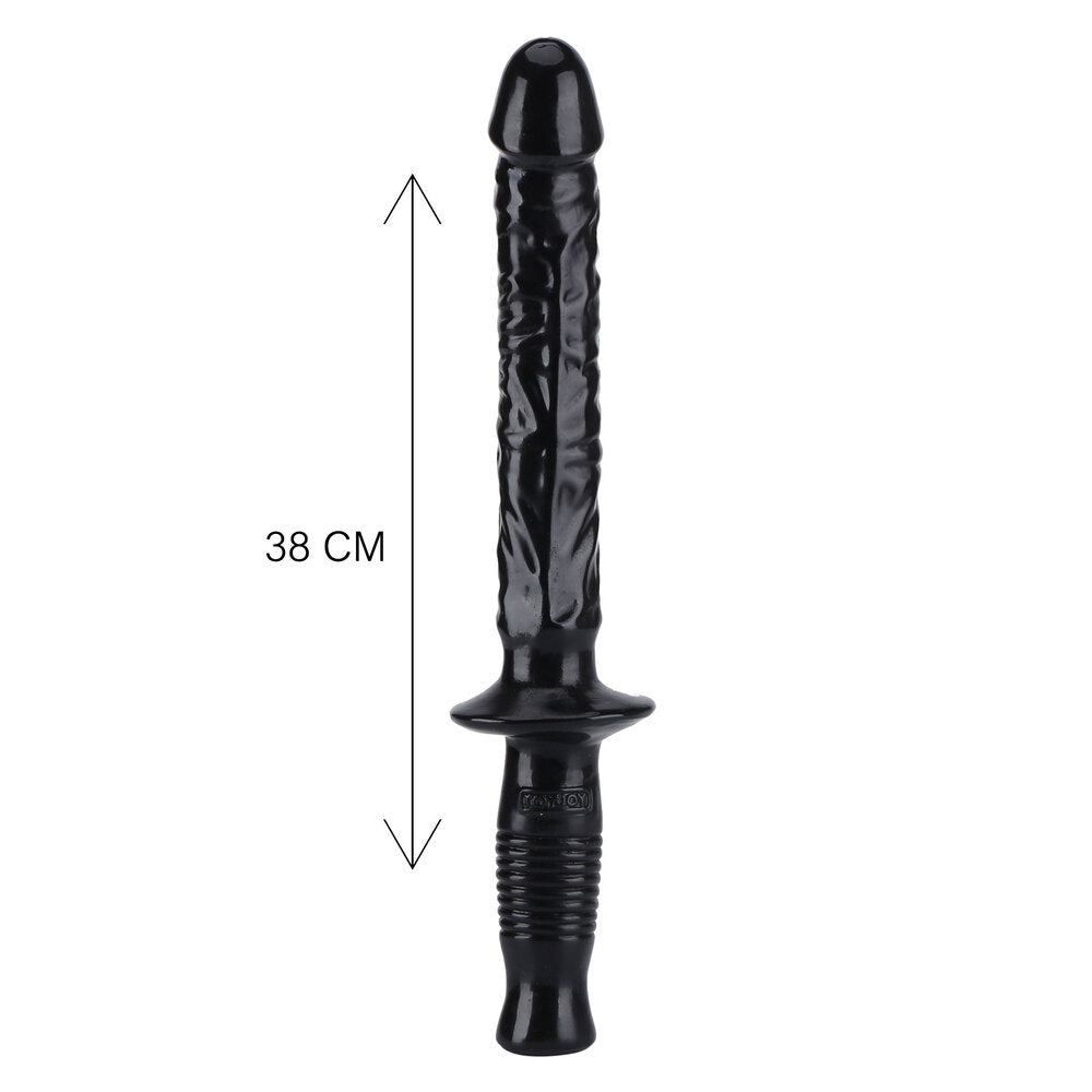 ToyJoy The Manhandler 14.5 Inch Black|Back View|"quality build - back view"