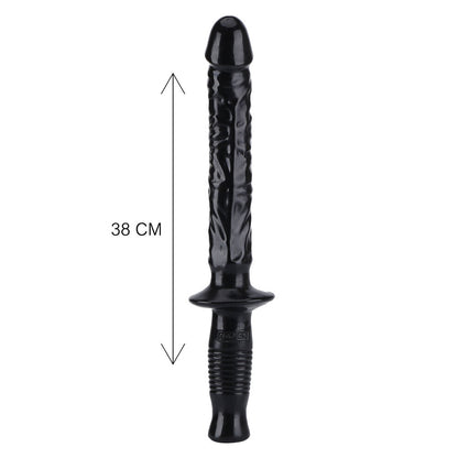 ToyJoy The Manhandler 14.5 Inch Black|Back View|"quality build - back view"