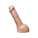 VacULock 7 Inch Perfect Erect Cock Attachment Flesh Pink|Front View|"attachment design - front view"