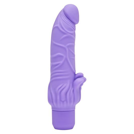 ToyJoy Get Real Classic Stim Vibrator Purple|Front View|"stim design - front view"