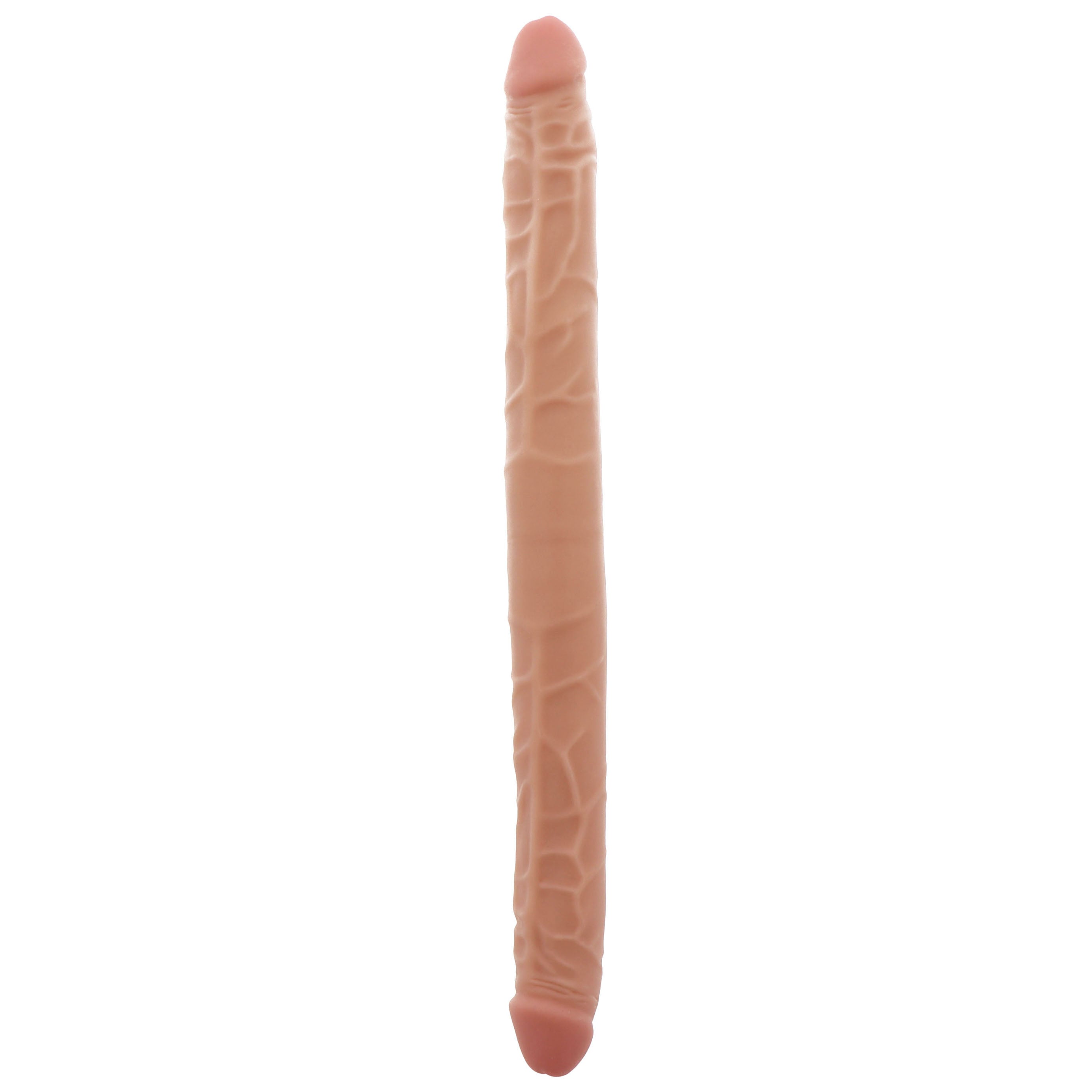 ToyJoy Get Real 16 Inch Flesh Double Dildo|Front View|"real design - front view"