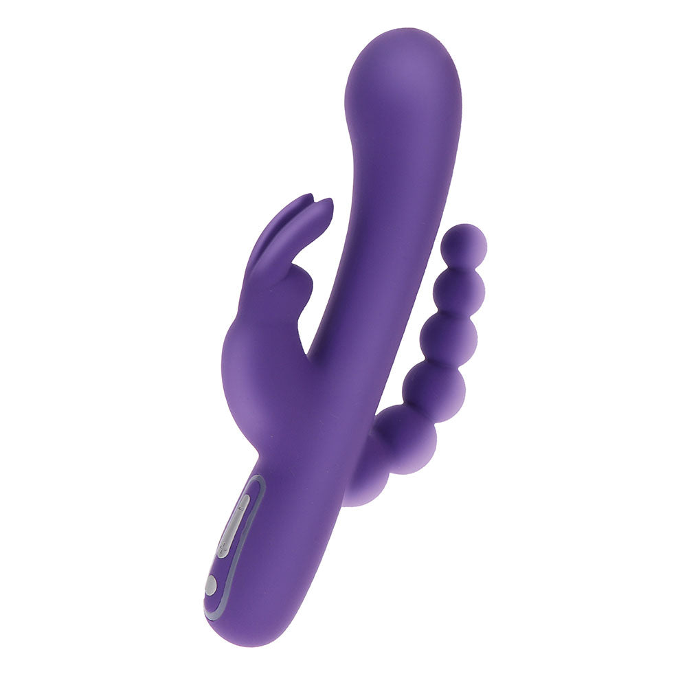 ToyJoy-Love-Rabbit-Triple-Pleasure-Vibrator|Side View|"multi-function design-side view"